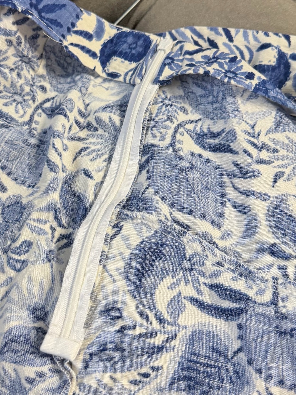 ✨ Zara Blue & White Floral Ruffled Skort | Size XS ✨🖤 - Picture 12 of 13